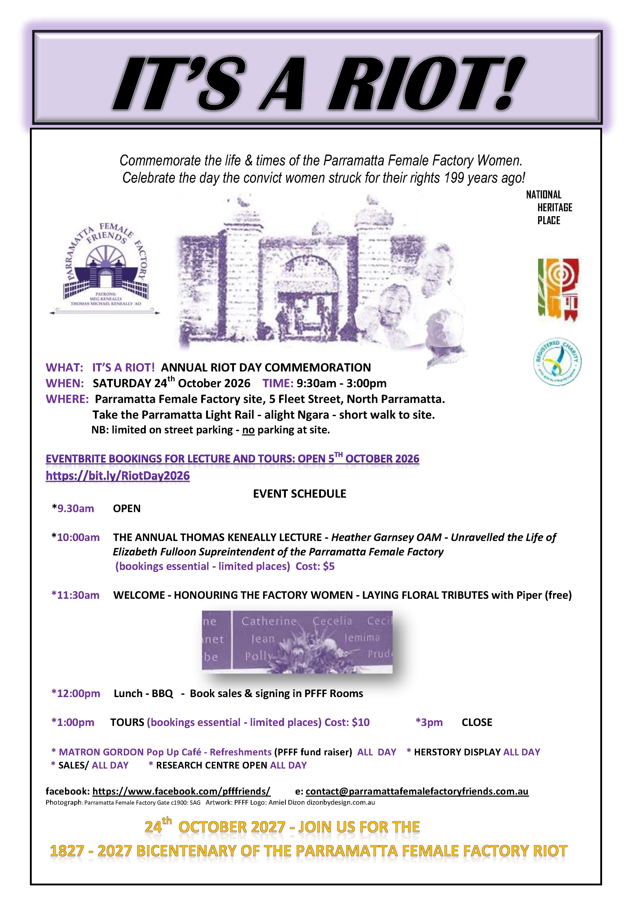 Poster/flyer for the event